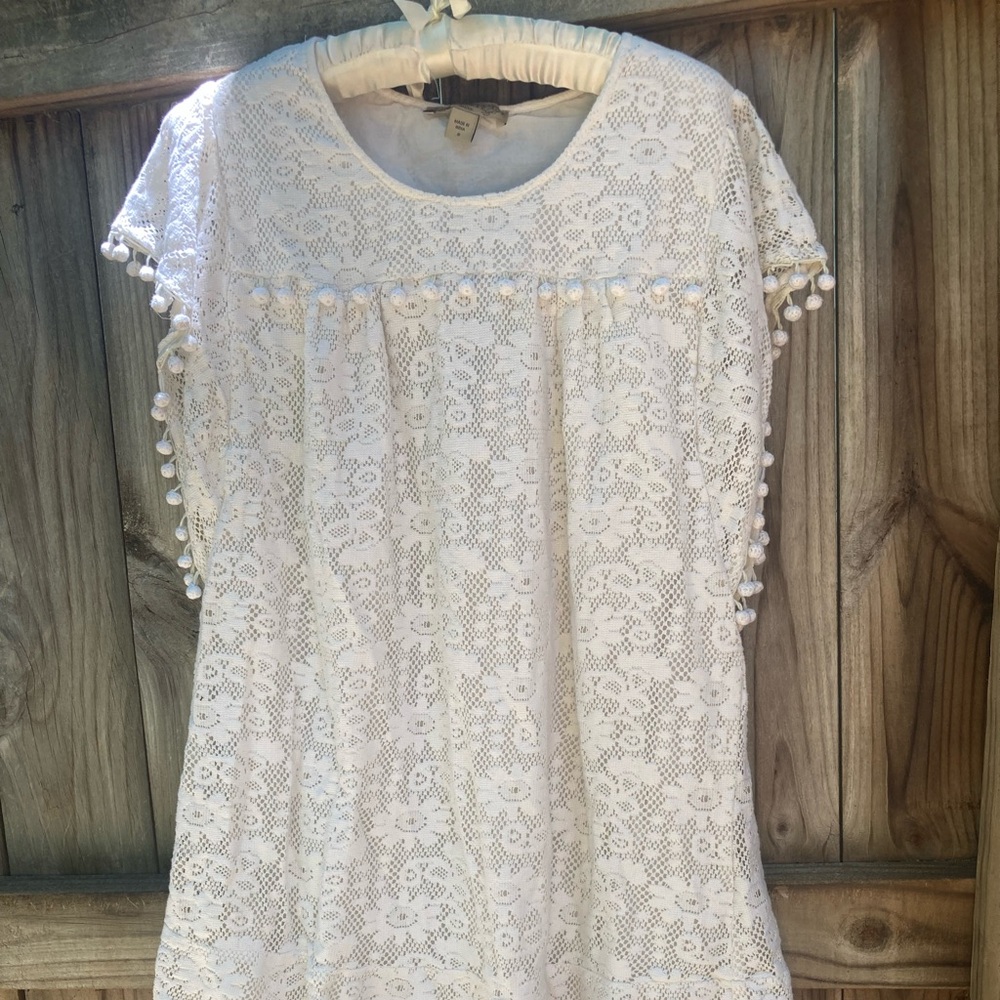 Vintage America cotton blend lace dress